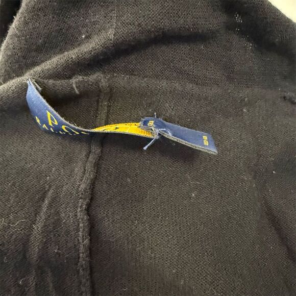 Polo Ralph Lauren Women's XL Black Open Front Cardigan Sweater - Picture 4 of 5